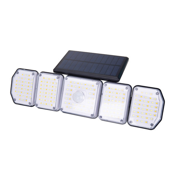 WOODYHOME Solar Power Dusk to Dawn Battery Operated Area Light with